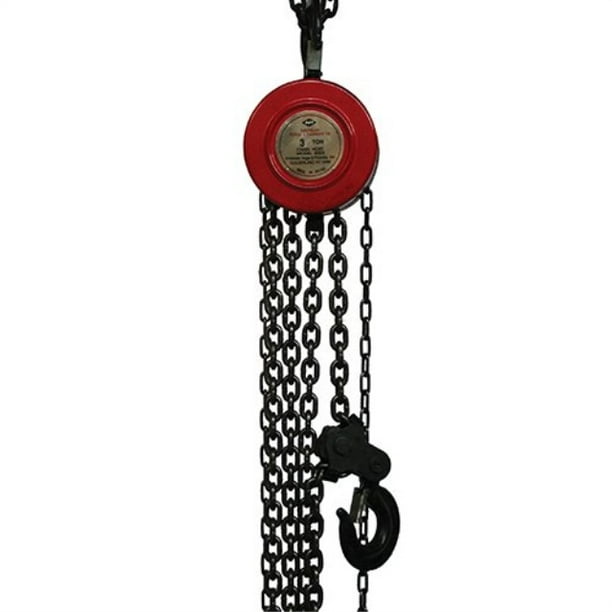 10 Lift 10' Lift AFF Capacity 4003 3 Ton Chain Hoist 10 Lift 10' Lift AFF Capacity 4003 3 Ton Chain Hoist